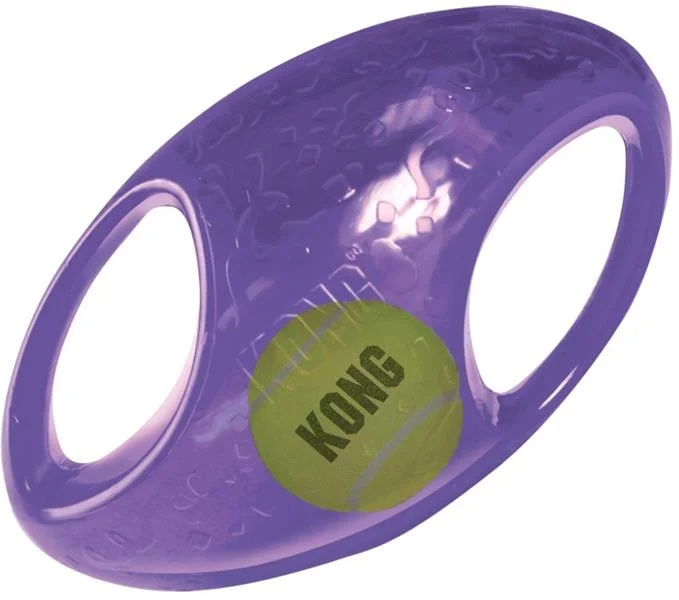 Hračka guma + tenis Jumbler míč rugby Kong large/X-large