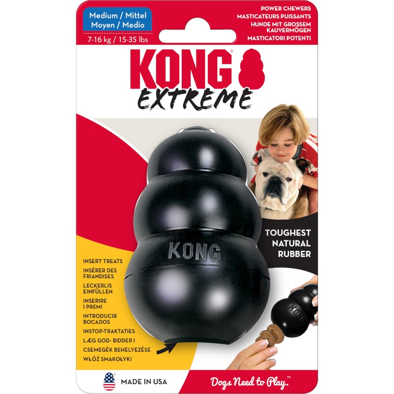 Hračka guma Extreme Kong medium, 7 do 16 kg