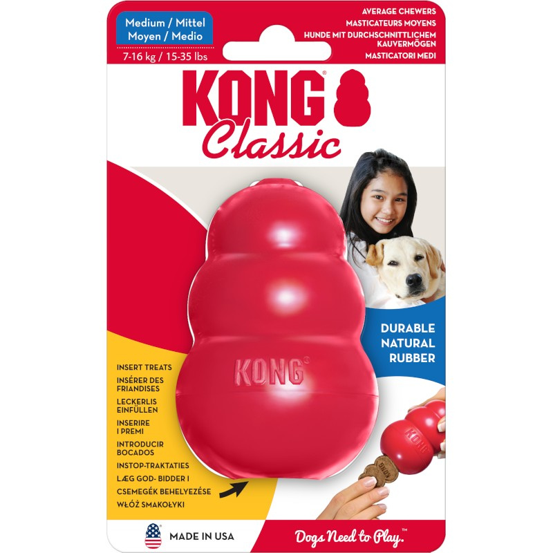 Hračka guma Classic granát KONG medium