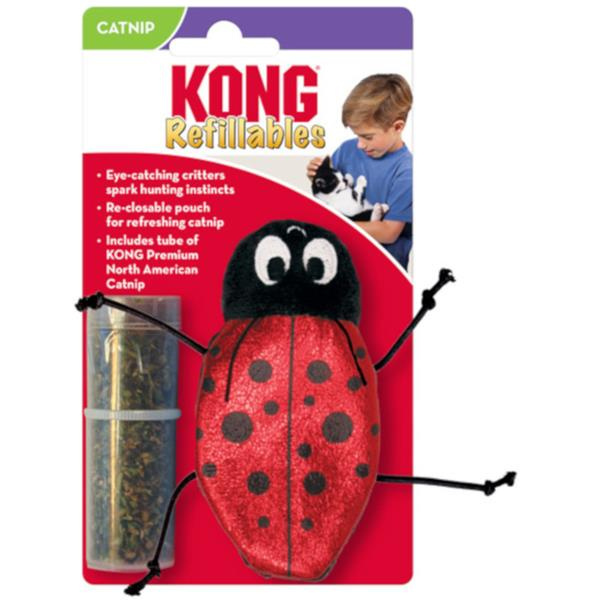 Hračka cat KONG Refillables Ladybug