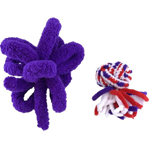 Hračka cat Active červená/fialová Kong 1 ks