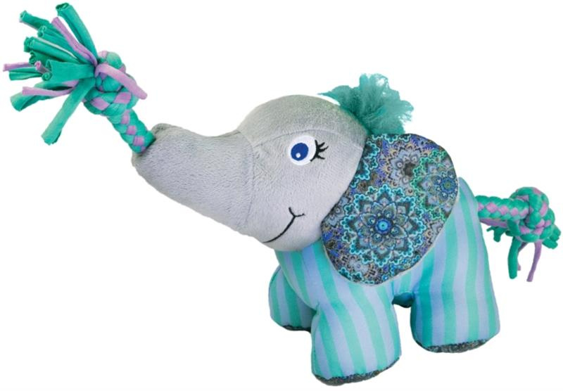 Hračka textil Knots slon Kong S/M