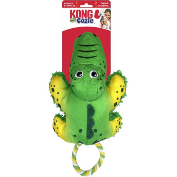 Hračka plyš KONG Cozie Tuggz Alligator M/L