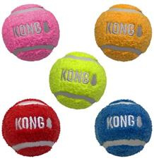Hračka tenis + plyš KONG Sport® Softies Ball M 1ks/M