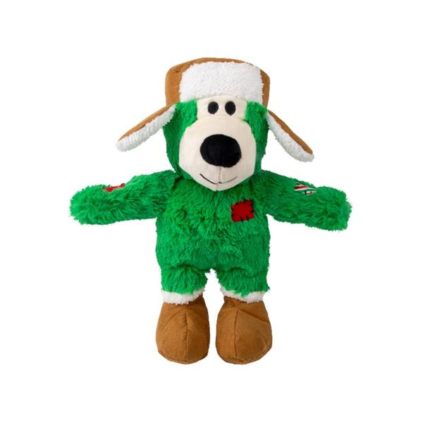 Hračka plyš vánoční KONG Wild Knots Bear Assorted M/L