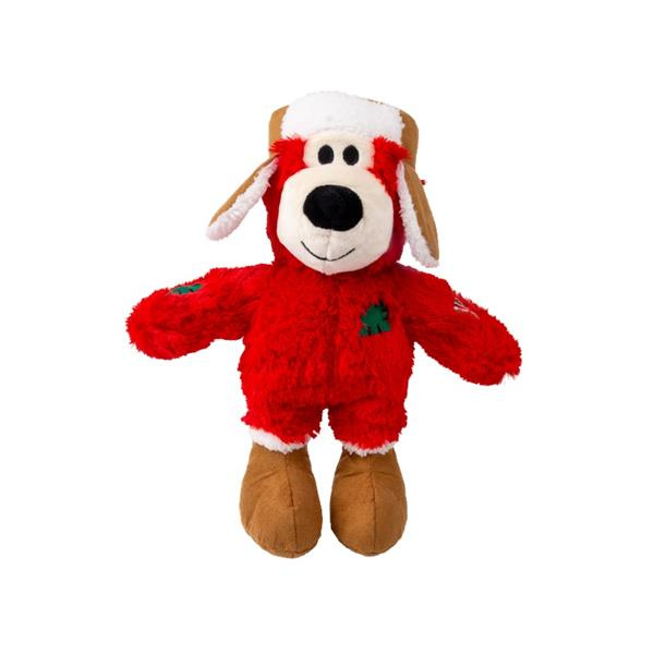 Hračka plyš vánoční KONG Wild Knots Bear Assorted S/M