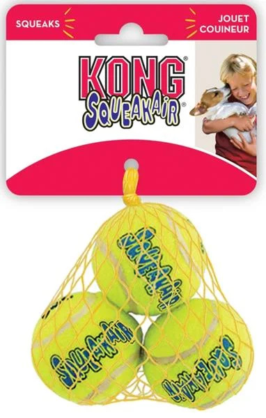 Hračka tenis Air dog Míč malý Kong, extra small  3 ks
