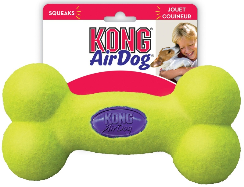 Hračka tenis Air dog Kost pískací Kong large
