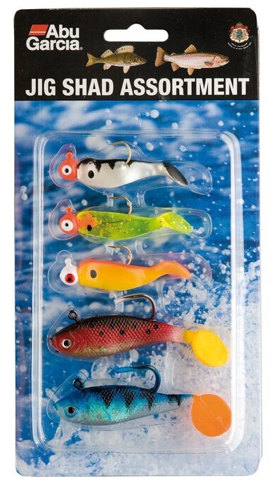 Abu garcia sada gumových nástrah jig shad assortment 5 ks