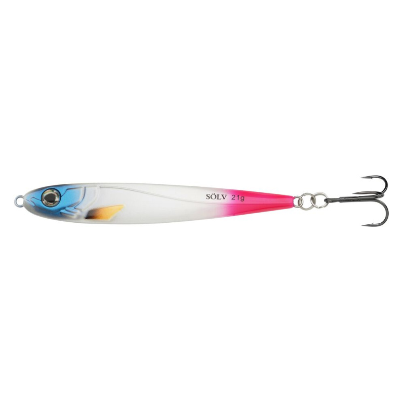 Abu garcia pilker sölv calle uv pink tail - 10 cm 21 g