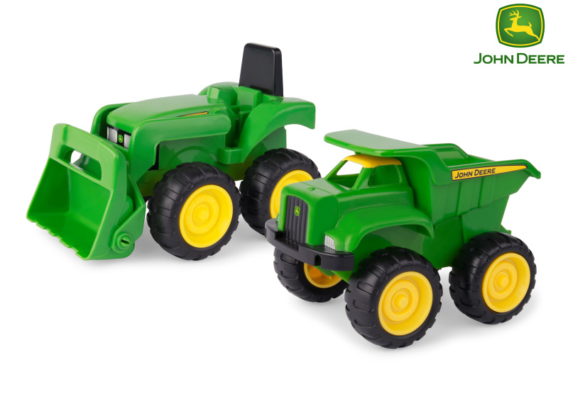 JD Kids John Deere traktor a sklápěč set 16 cm