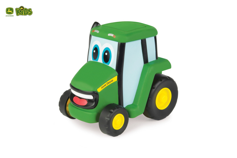 JD Kids John Deere - Traktor Johnny zmáčkni a jeď 15 cm