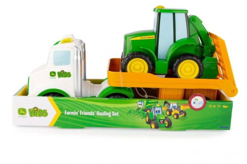 Tomy John Deere Kids Traktor Johny s tahačem