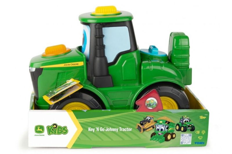 Tomy John Deere Kids Traktor Johny Key-n-Go