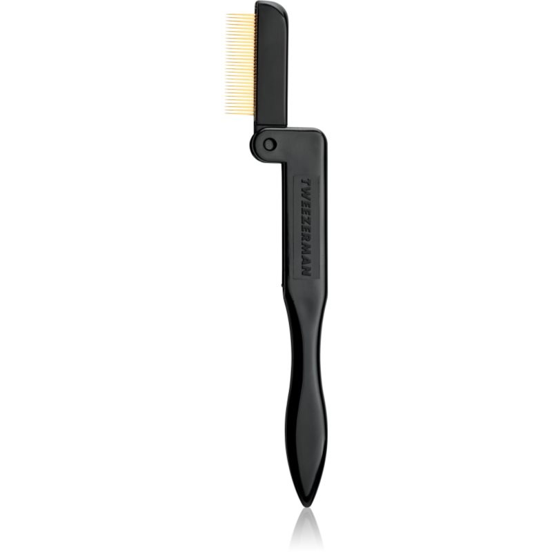 Tweezerman Studio Collection Lashcomb hřebínek na rozčesání řas Transparetn/Black 1 ks