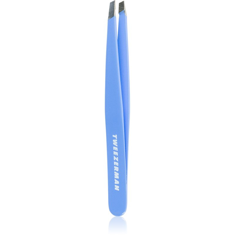Tweezerman Studio Collection pinzeta se zešikmeným koncem Lapis Blue 1 ks