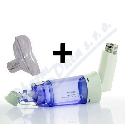 Optichamber Diamond set inhalační nástavec + maska vel. S