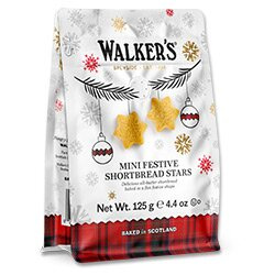 Walkers Vánoční hvězdičky- máslové sušenky - 125 g