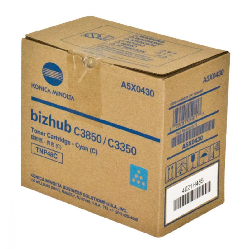 Originální toner Konica Minolta TNP-48C - azurový