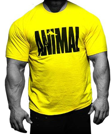 Universal Nutrition Universal triko Animal Iconic T-Shirt žluté - S - velké logo