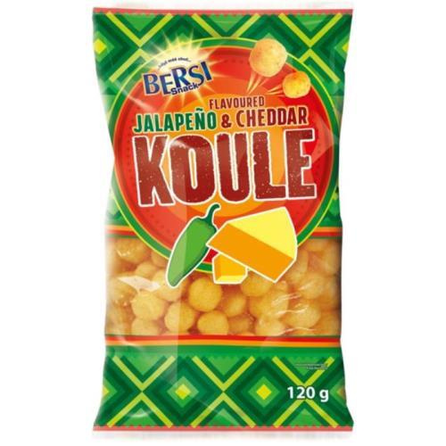 Bersi snack jalapeňo a čedar koule 120g