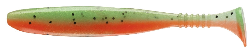 Daiwa gumová nástraha tournament d'fin uv hot tomato - 15 cm