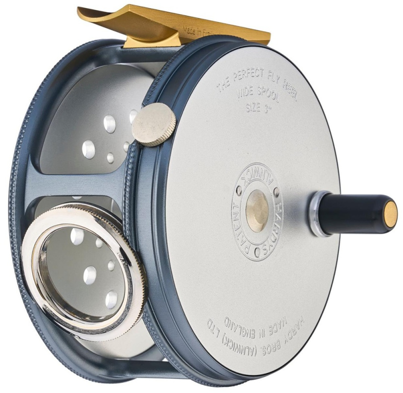 Hardy naviják 1921 wide spool perfect fly reel pravoruký 4