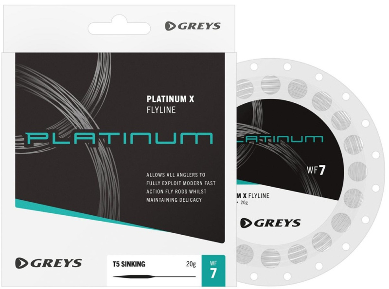Greys muškařská sňůra platinum x t7 sink - wf7
