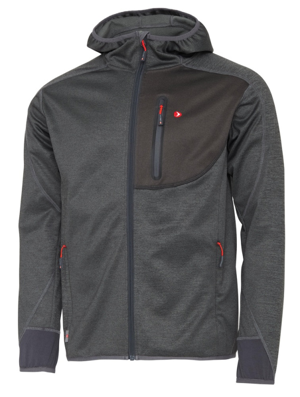 Greys mikina technical fleece dark grey - xxl