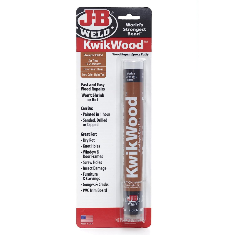 J-B Weld | KwikWood™ - tmel pro snadné opravy dřeva Velikost: 57 gr
