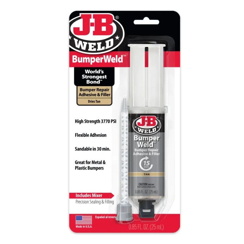 J-B Weld BumperWeld – dvousložkové lepidlo na nárazníky, 25 ml