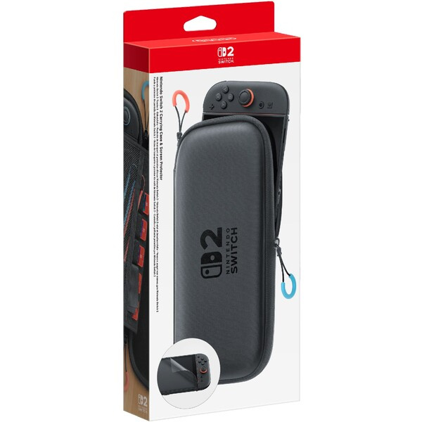 Pouzdro a ochranná fólie pro konzoli Nintendo Switch 2 Černá