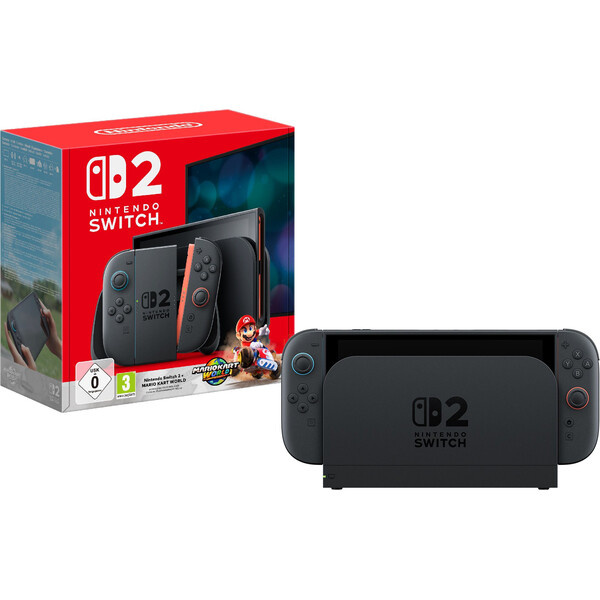 Konzole Nintendo Switch 2 + Mario Kart World bundle Černá