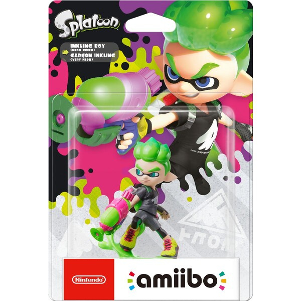 amiibo Splatoon Inkling Boy Neon-Green