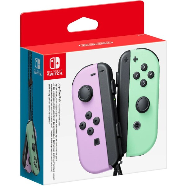 Nintendo Joy-Con Pair Pastel Purple/Green Fialová