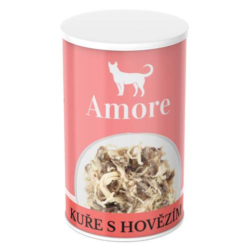 Amore dog Kuřecí s Hovězím 140g EXP 4/26