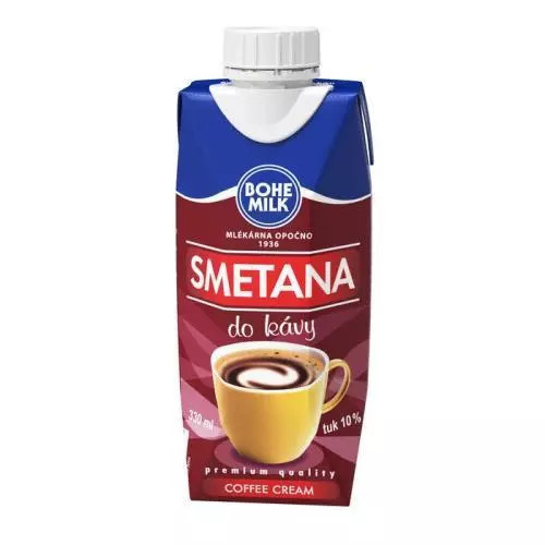 Bohemilk smetana do kávy 10% 330ML