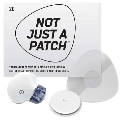 NOT JUST A PATCH Náplast k senzorům FSL / Medtronic transparentní 20ks