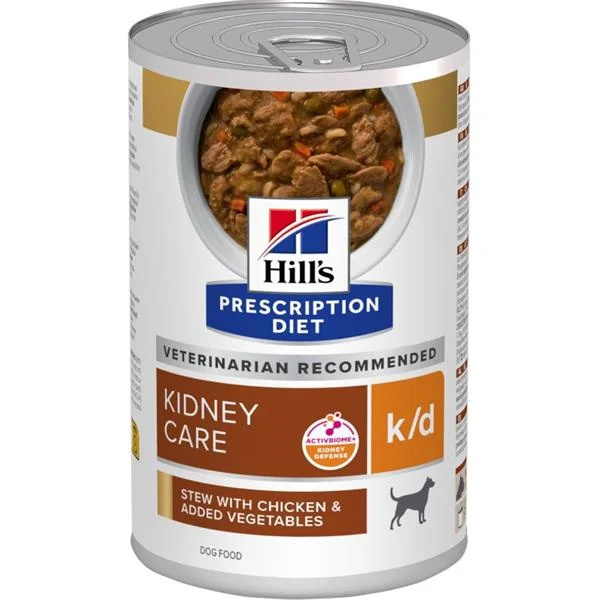 HILL'S Prescription Diet k/d kuře a zelenina konzerva pro psy 354 g