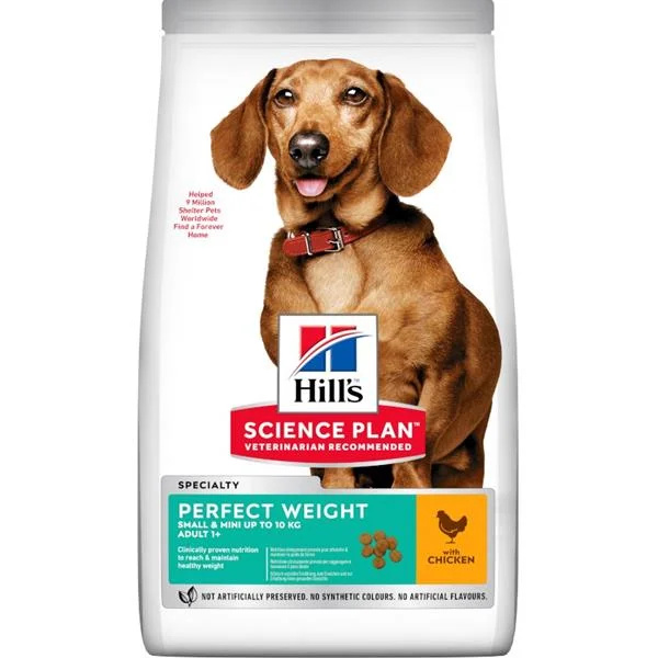 Hill’s Can.Dry SP Perf.Weight Adult Small Chicken 1,5 kg