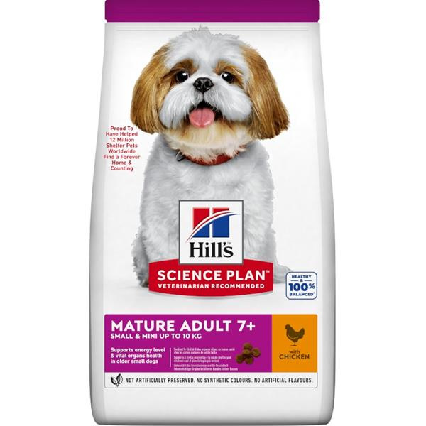 Hill’s Can.Dry SP Mature Adult7+Small&Mini Chicken 6 kg