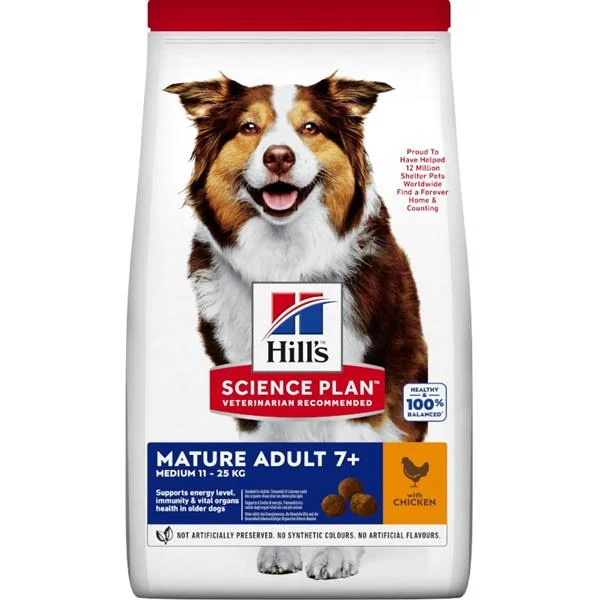 Hill’s Can.Dry SP Mature Adult 7+ Medium Chicken 14 kg