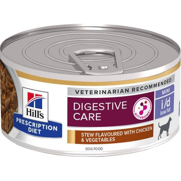 HILL'S Prescription Diet i/d Low Fat Mini kuře a zelenina konzerva pro psy 156 g