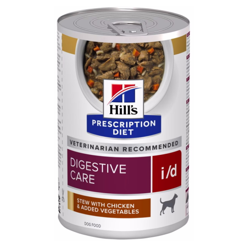 Hill’s Can. PD I/D Digestiv Care Chick. stew Konz 354g NEW