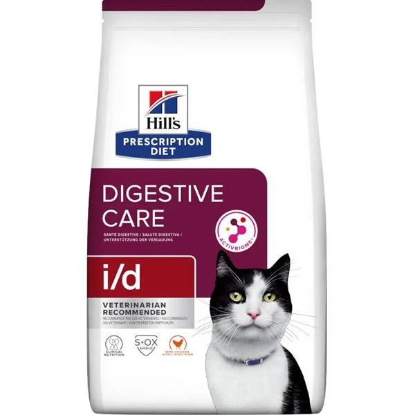 HILL'S Prescription Diet i/d kuře granule pro kočky 3 kg