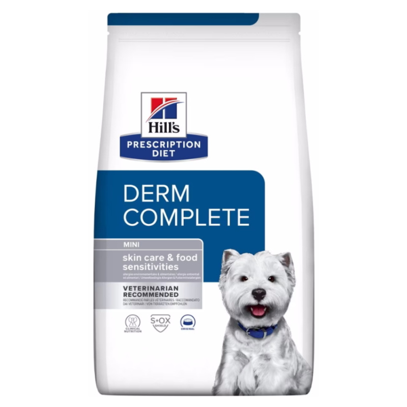 Hill’s Can. PD Derm Complete Mini 1kg NEW