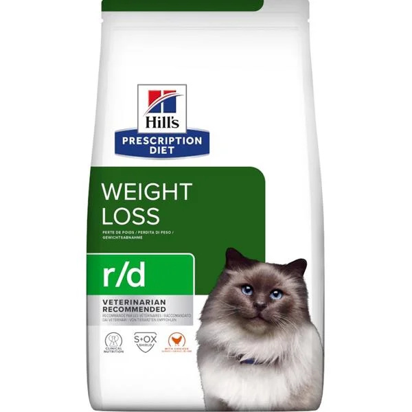HILL'S Prescription Diet r/d granule pro kočky 3 kg