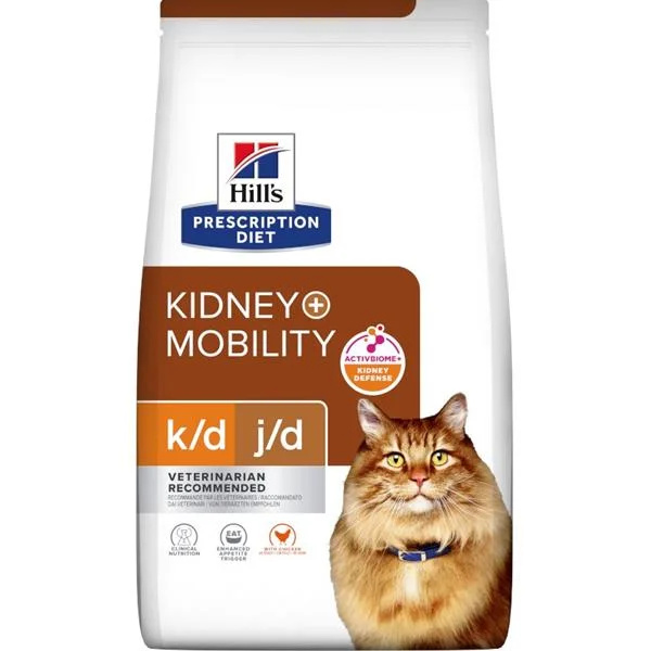 HILL'S Prescription Diet k/d + Mobility granule pro kočky 1,5 kg