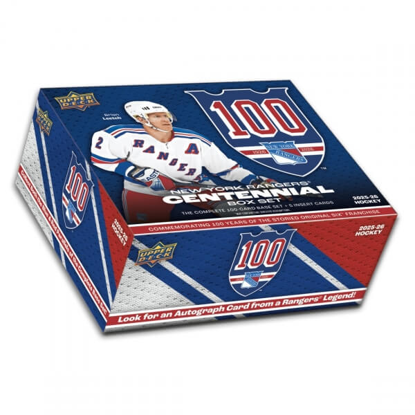 2025-26 Upper Deck New York Rangers Centennial Box Set