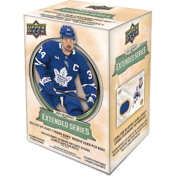 2025-26 Upper Deck Extended Series Hockey Blaster Box